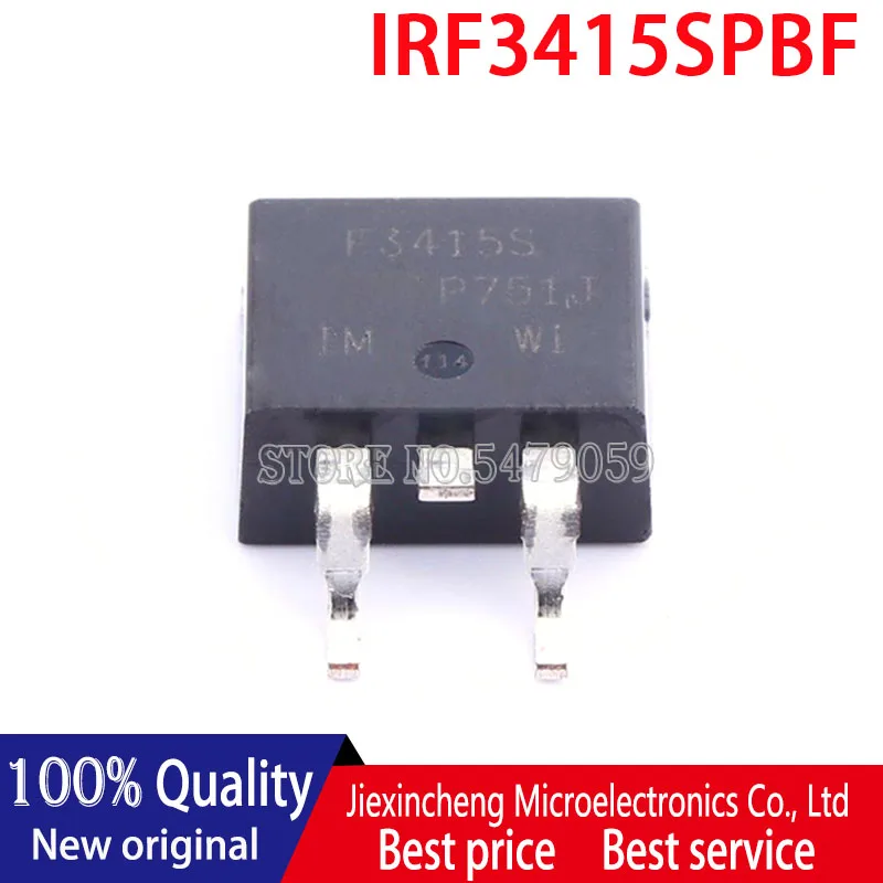 

5PCS IRF3415SPBF IRF3415S F3415S TO-263 43A 150V MOSFET New original