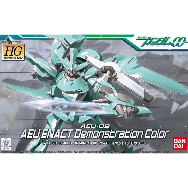 BANDAI HGUC Model Kit AEU-09 AEU ENACT Demonstration Color Anime Action Toy Figures Dolls Accessories Hobby Christmas Gift