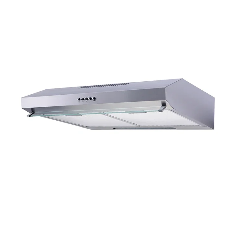 60cm Ultra-Thin Kitchen Cooker Hood Slim Stainless Steel Led Lighting Range Hood