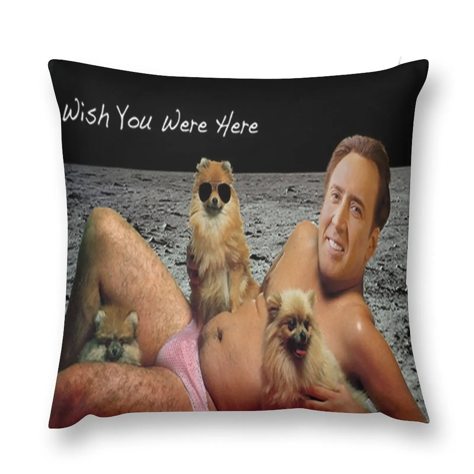 Nick Cage Pillowcase Throw Pillow Decorative Cushions For Living Room Cushions Cover Christmas Pillow Cases