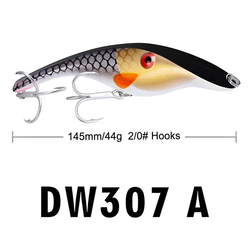 ALASICKA 140mm 42g 1 Stück Zalt Pike Undberg Stalker Musky Muskie Pike Bass Köder Köder Wobbler 3D Augen Floating Crank Jerk Troll