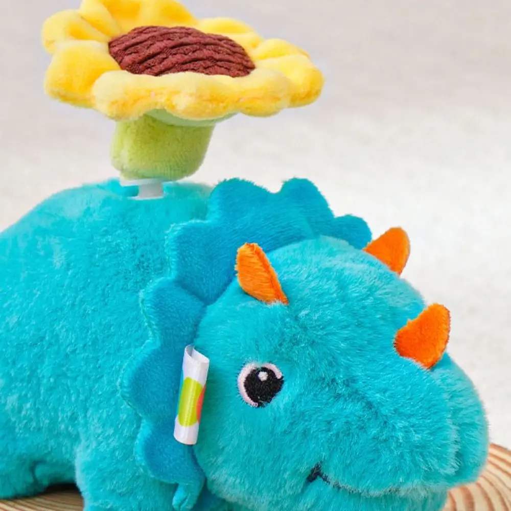 PP Cotton Turtle Spinning Plush Toys Interactive Handmade Pulling Rope Stuffed Animal Toy Comfortable Collection