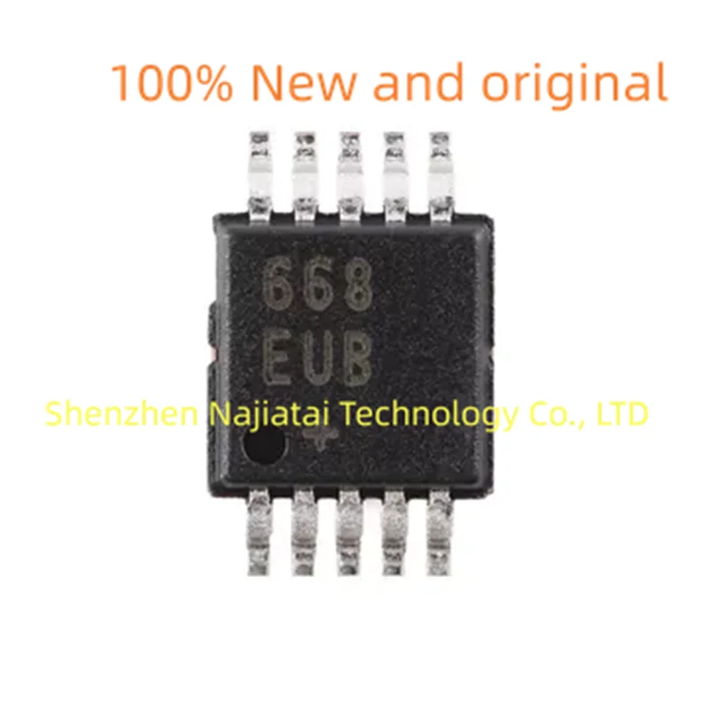 10 шт./лот 100% Новый оригинальный MAX668EUB 668EUB MSOP10 IC чип