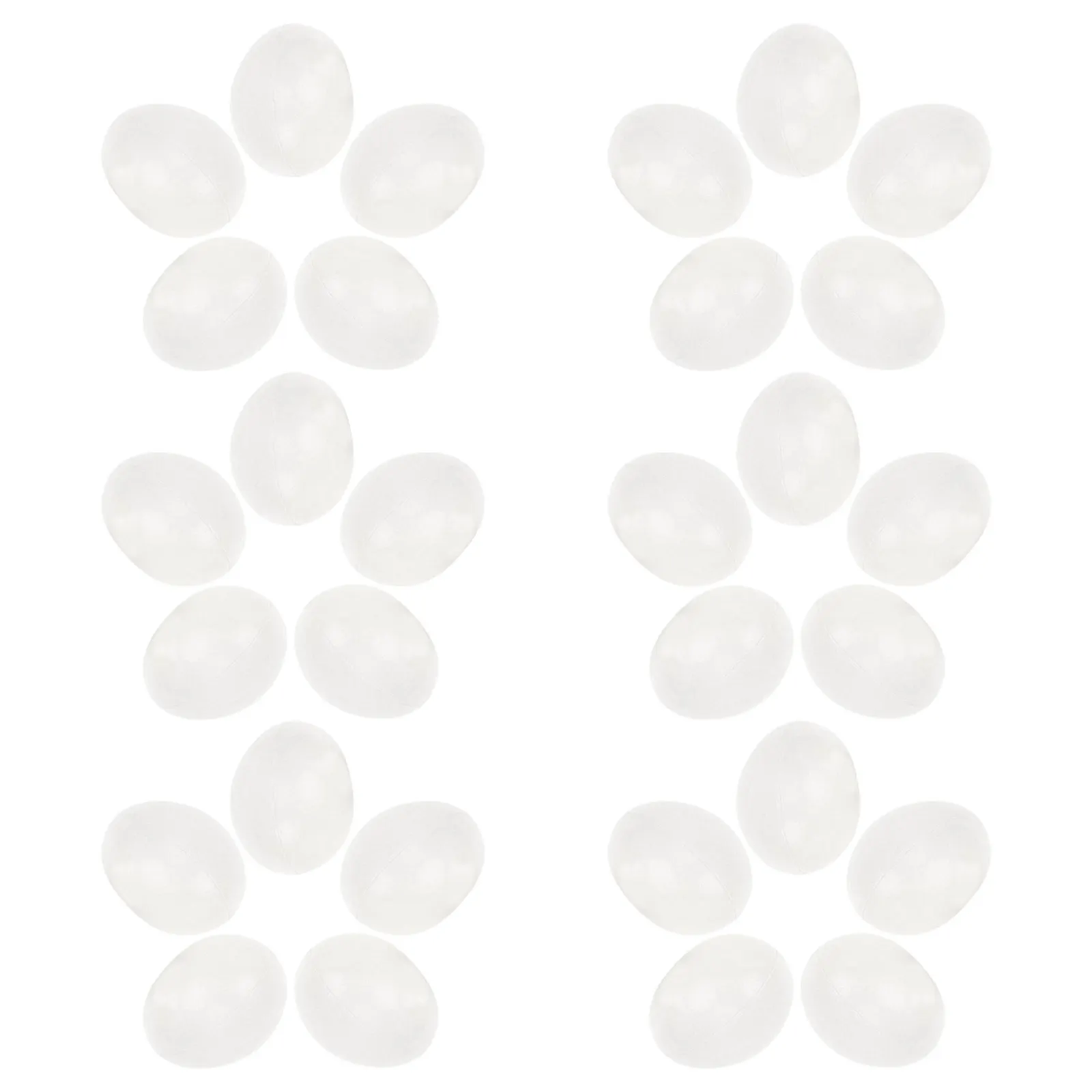 

30 шт. пластиковых имитационных яиц для росписи, детские пасхальные украшения, цветные яйца-орнаменты, креативные поделки для ручной росписи и граффити