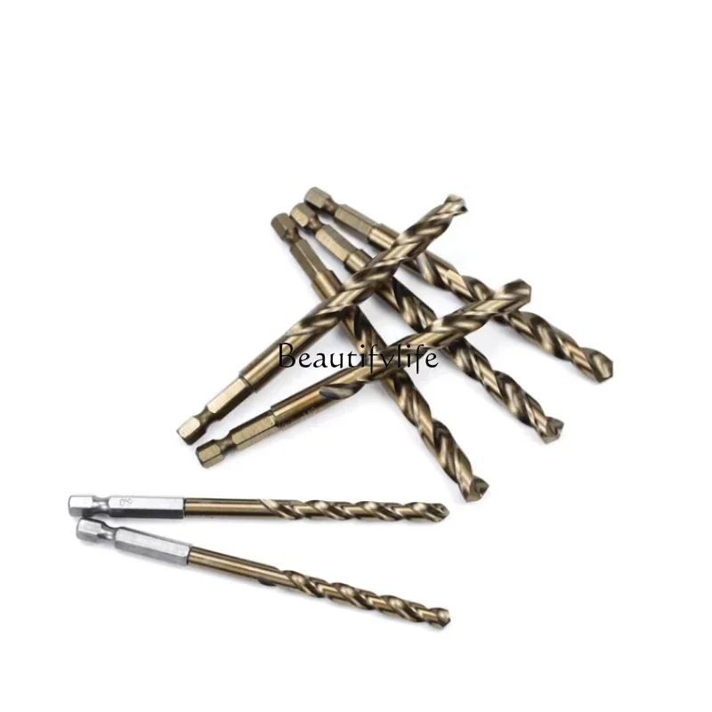 Hexagonal Handle Auger Bit Punching Steel Plate Aluminum Alloy Electric Hand Drill Special