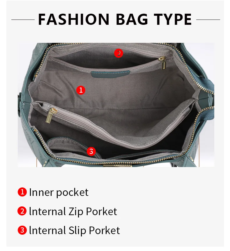 Krokodilmuster Echtleder Damen-Korbtasche, Handtasche aus Oberleder, Neue Modische Damenhandtasche & Umhängetasche 2026 – Detail 4
