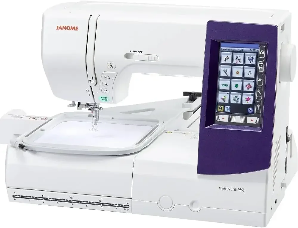 Janome Horizon Memory Craft 9850 Embroidery and Sewing Machine