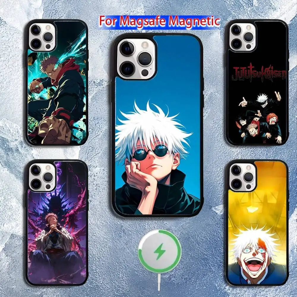 

j-Jujutsu Kaisen A- Anime Phone Case For iPhone 16,15,14,13,12,11,Pro,Max,Plus,Mini,Magsafe,Magnetic Wireless Charging Case