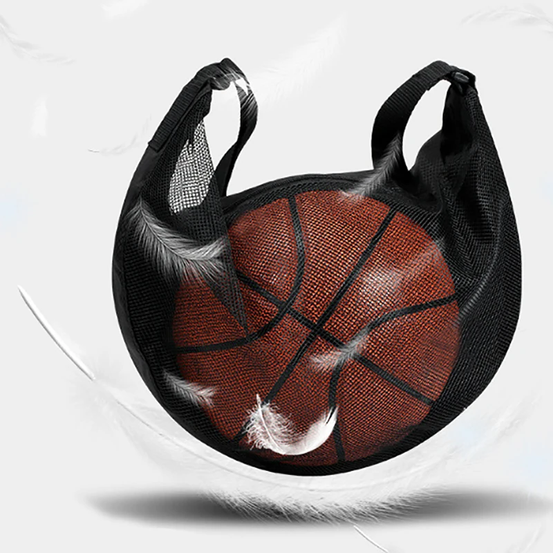Tas Ransel Serut Portabel untuk Bola Basket, Tas Jala untuk Bola Sepak Bola, Bola Voli, Tas Penyimpanan Bola, Olahraga Luar Ruangan, Bepergian, Gym, Yoga