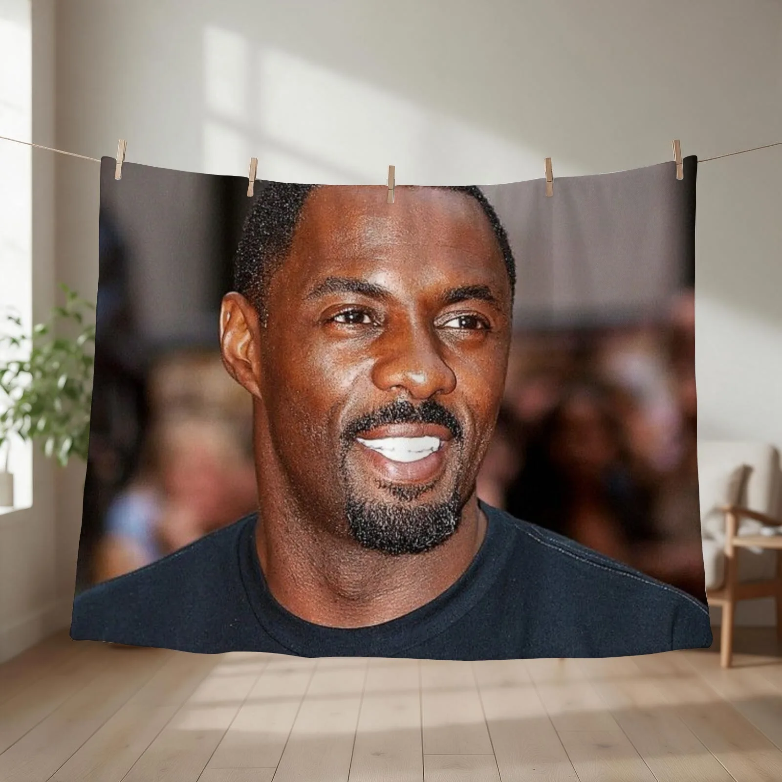 idris elba Throw Blanket Plaid on the sofa Fashion Sofas Summer Blankets For Bed Blankets
