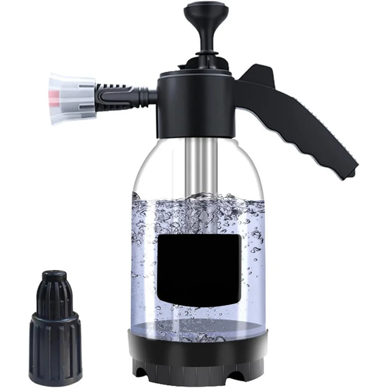 2L Foam Sprayer Car Wash Hand-held Foam Watering Can Air Pressure Sprayer Plastic Disinfection Water Bottle Car Cleaning Tools