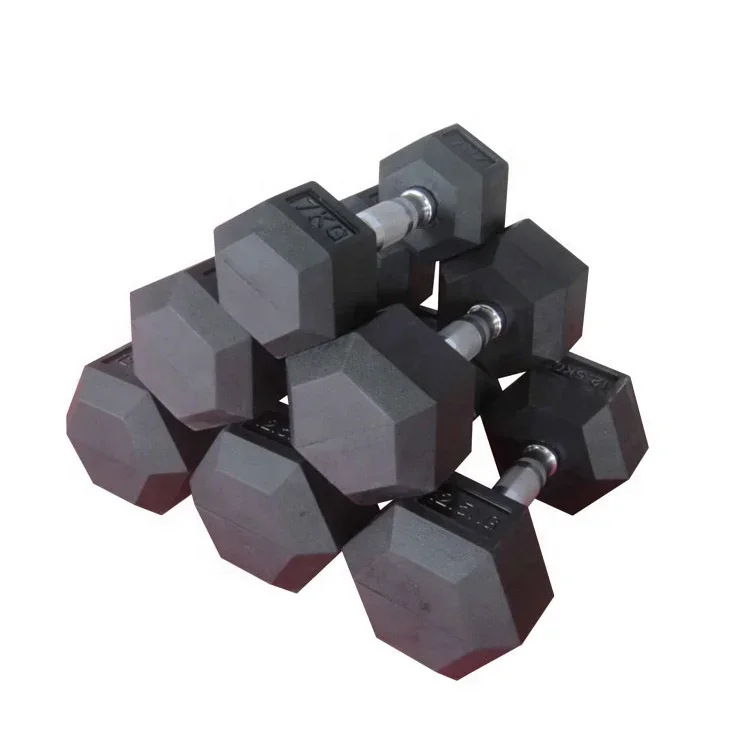 20 LB Hex Dumbbell  Custom Heavy Solid Cast Iron Fitness Free Weights Hex Dumbbells For Home Use