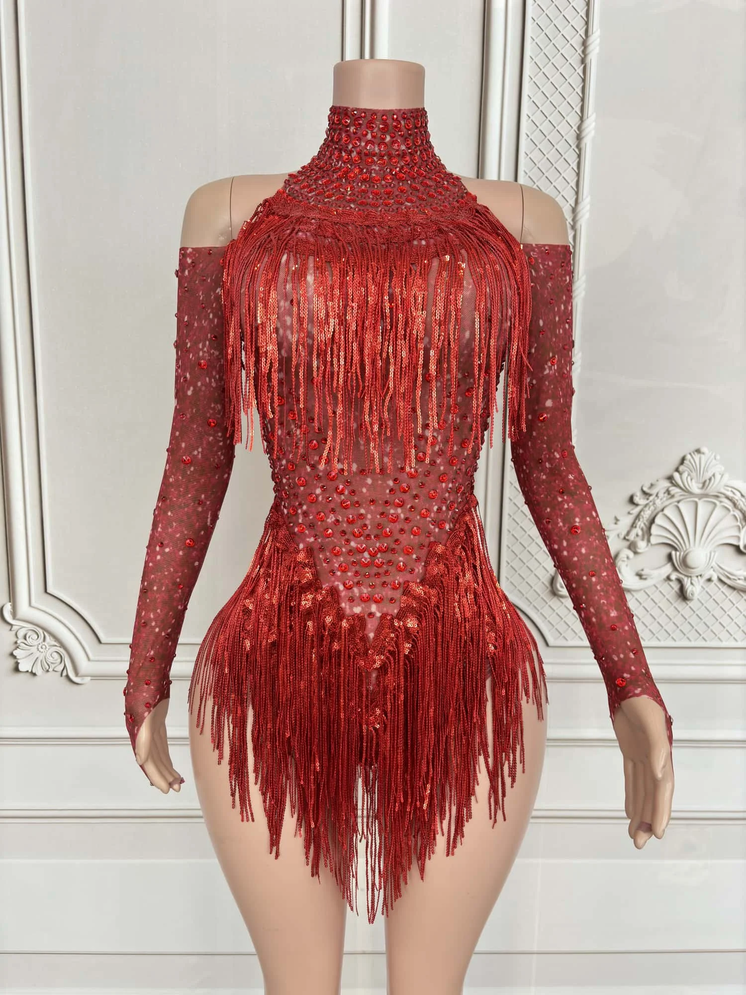الجدة شرابة كريستال الرقص داخلية سحب الملكة تظهر Bodycon السروال القصير مهرجان ازياء النساء نادي مرحلة الأداء حللا
