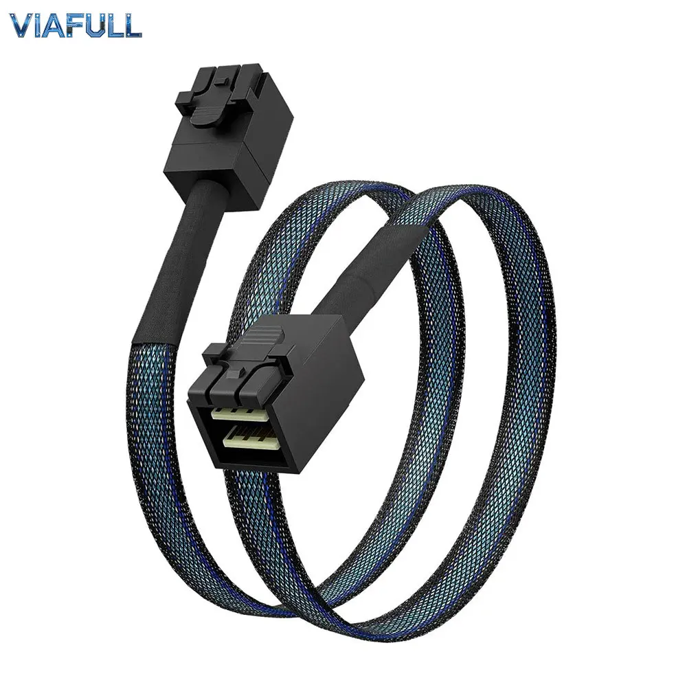 Mini SAS HD SFF-8643 36Pin to SFF-8643 36Pin Cable 12Gbps 4i Server Internal Extension Cord 30AWG Copper High-Speed Wire Harness