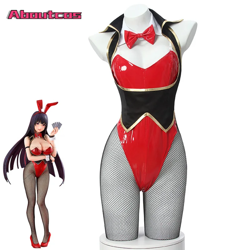 

Aboutcos Anime Kakegurui Yumeko Jabami Cosplay Bunny Girl Kostuum Sexy Cosplay Voor Vrouwen Bunny Pak Jumpsuit Kostuum Halloween