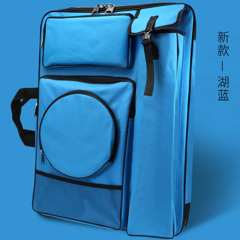 Bolsa de pintura 4K para estudiantes de arte, bolsa de tablero de pintura de color, bolsa multifuncional para examen de arte y bocetos