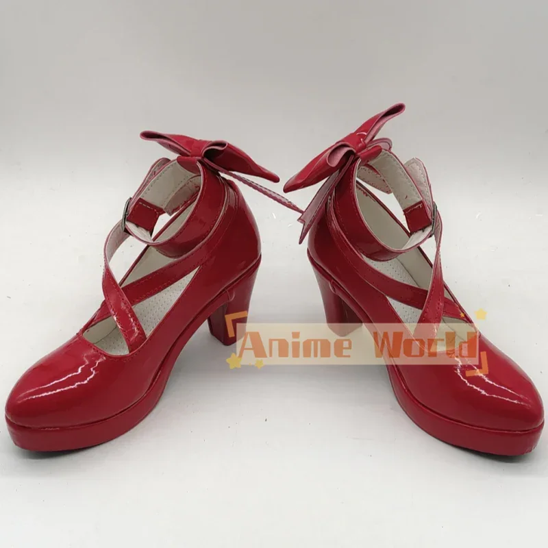 Puella Magi Madoka Magica Kaname Madoka Cosplay Shoes Custom Size Halloween Carnival Christmas