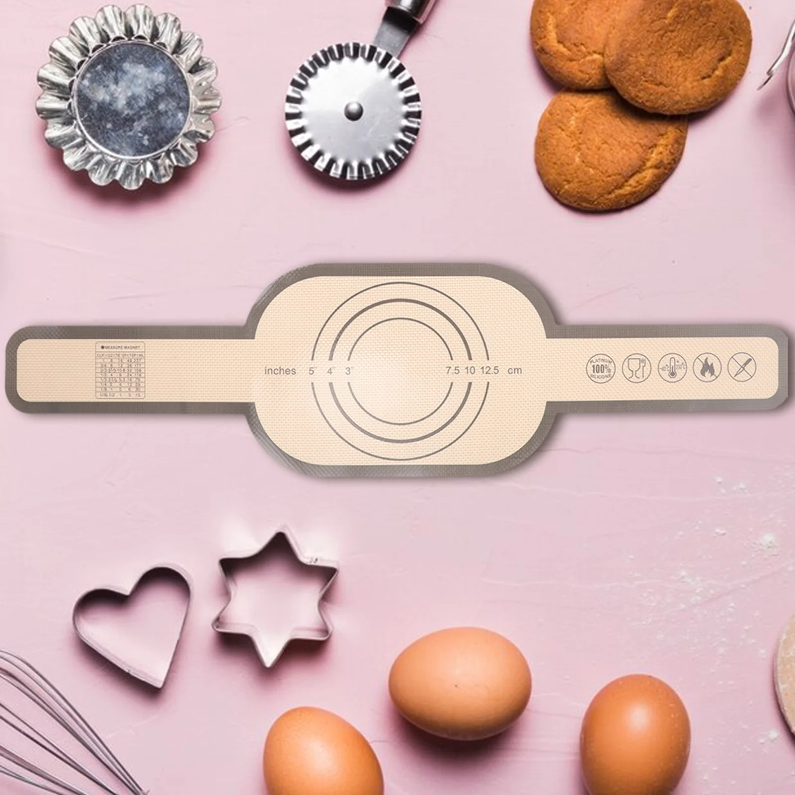 

2pcs Baking Mat Heat Insulation Reusable Silica Gel Bread Making Sourdough Oven High Temperature Resistance Kitchen