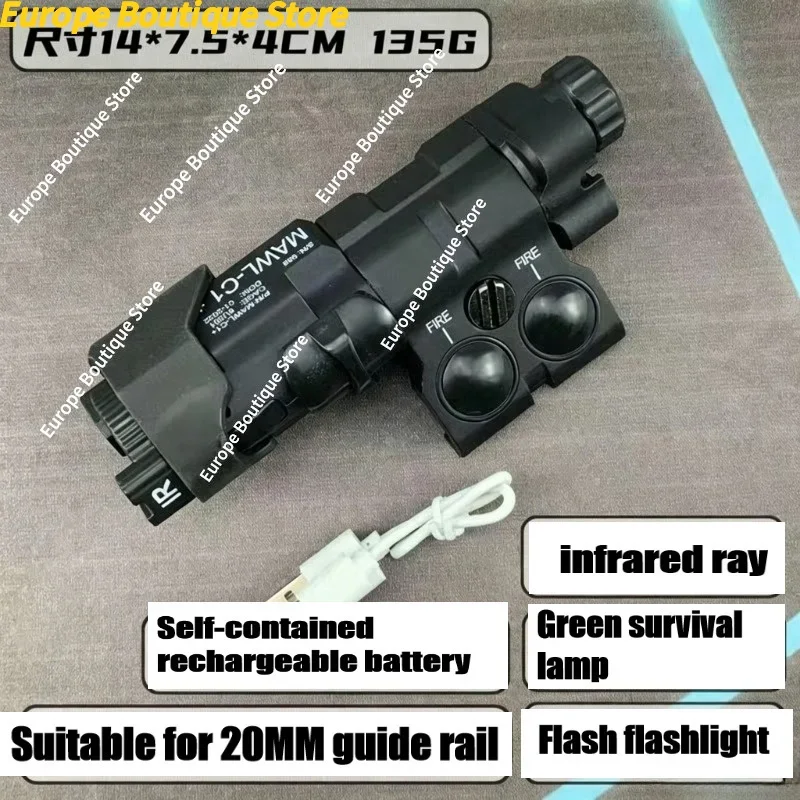 Nylon Metal Red Light Tactical Module Fits 20mm 22mm Rail for Outdoor Toy Game