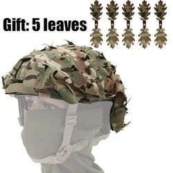 Cubierta táctica de casco rápido camuflaje 3D para Airsoft