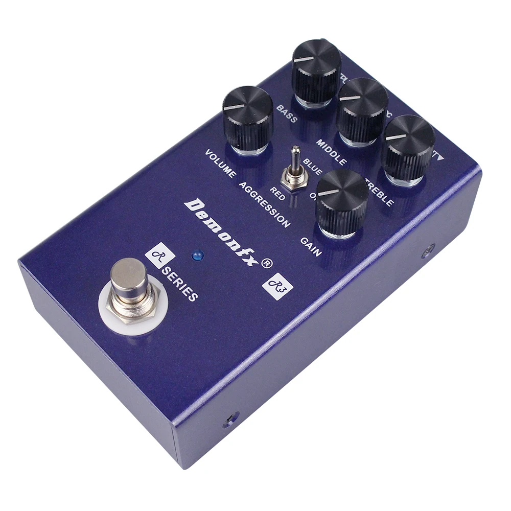 Demonfx Guitar Effect Pedal R3 G3 AMP Overdrive Effect with A
