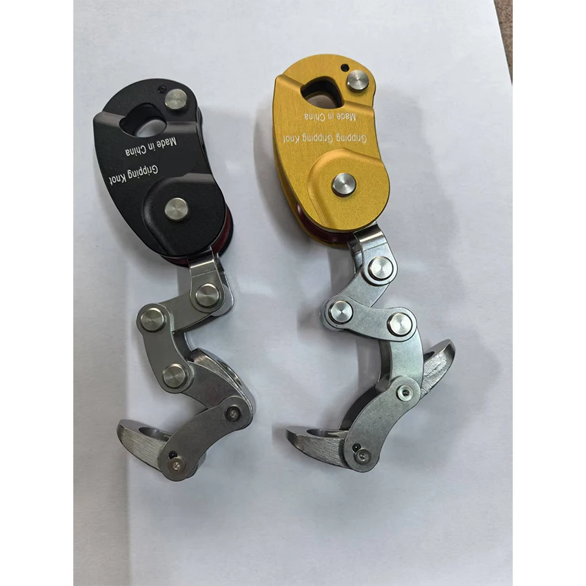 Simpul Genggam Panjat Pohon 10 Meter Pekerjaan Udara, Tali Pengaman, Perangkat Pengunci Otomatis, Pengambil Tali Katrol Luar Ruangan Hemat Tenaga Kerja