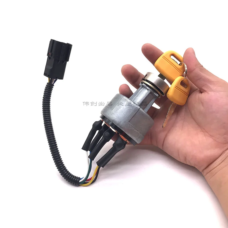 

Переключатель зажигания для экскаватора Sany Sy Sy55 60 75 135 215 235-8-9, аксессуары для экскаватора