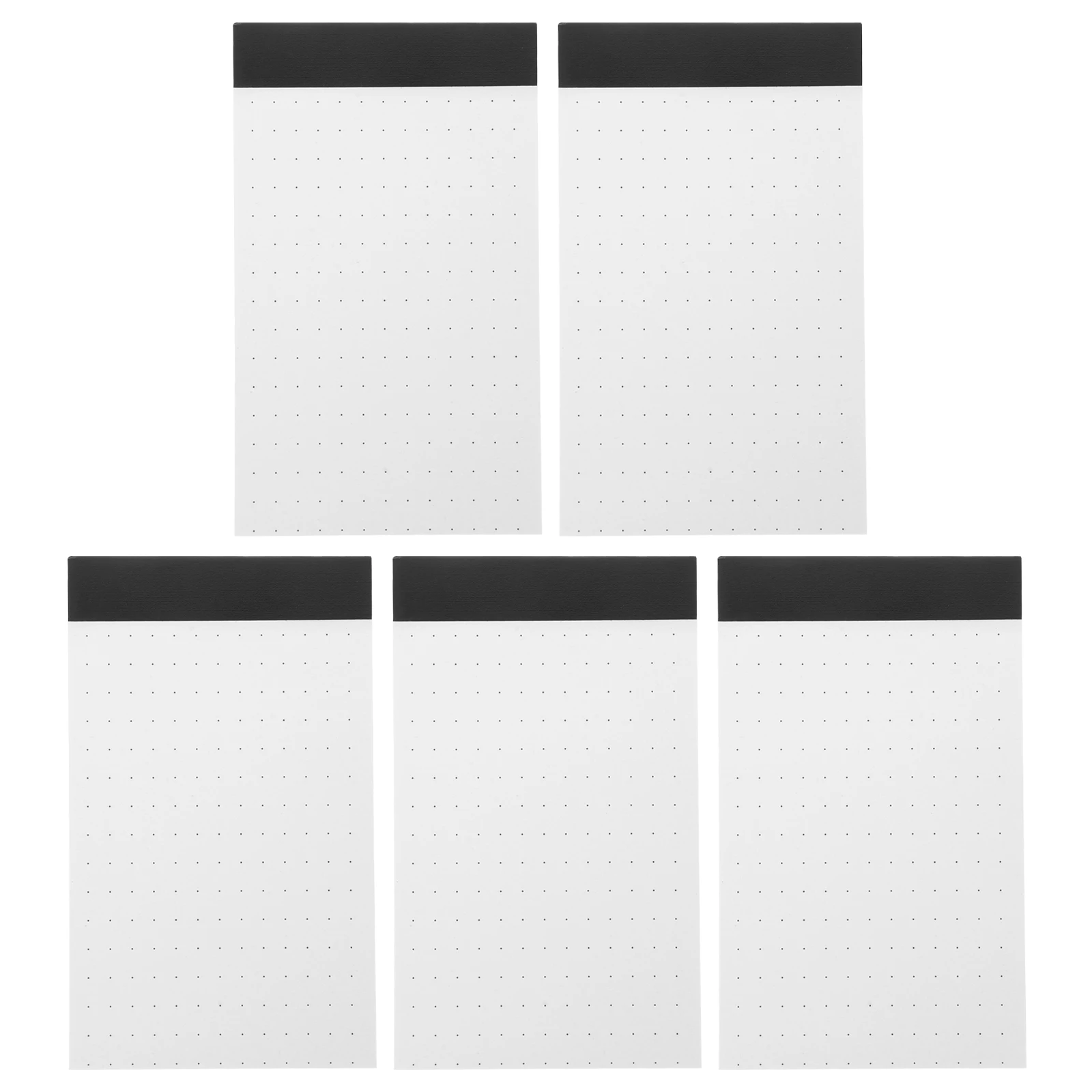 

5 Pcs Notepad Notebook Dot Grid Paper Dotted Index Cards Notes Notepads Journal White Graph