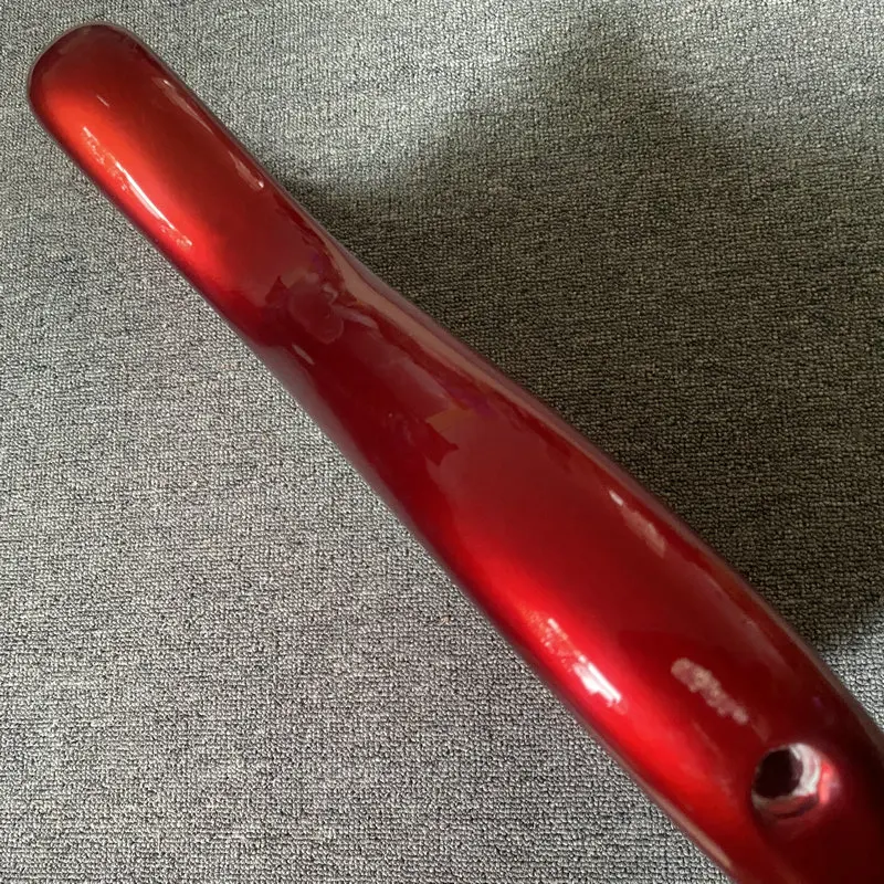 LB463 Active Bass Guitar DIY Bass Part 5 or 6 String Electric Bass Body in Metallic Red Colkor  Replace - view 3