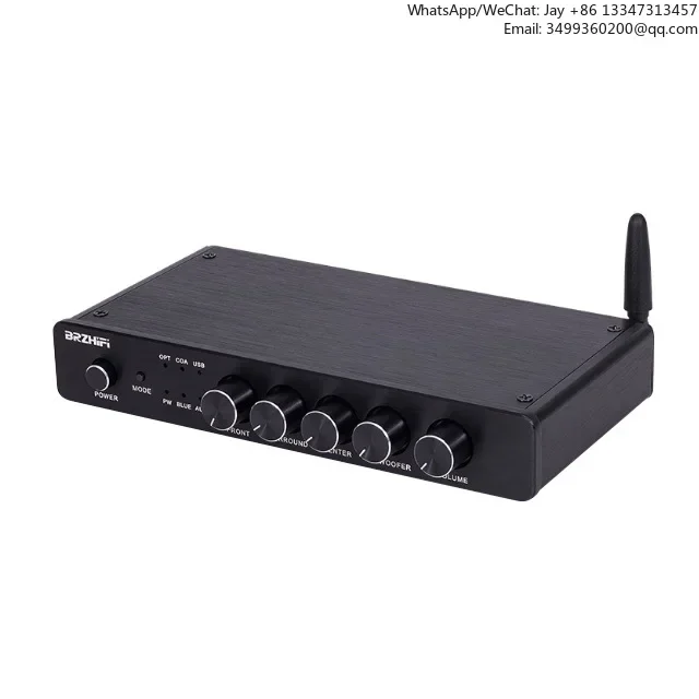 

DT03 Professional Preamp 5.1 Channel Decoder Audio Player BT5.0 Digital Audio Decoder/Player