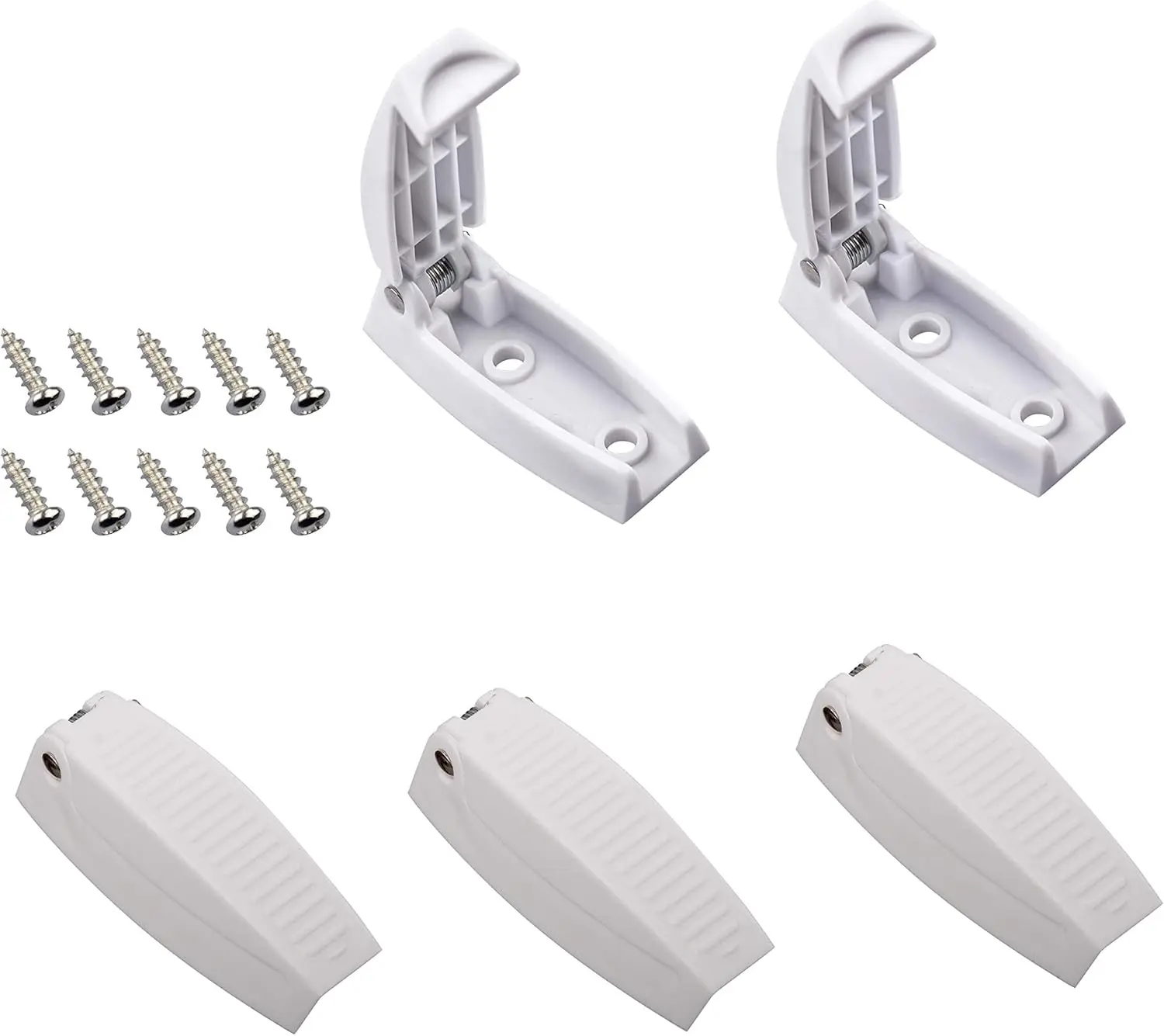 

RV Door Holder, 5Pcs White Camper Door Holder, Keep The Baggage Door Open, for RV, Trailer, Camper Vans