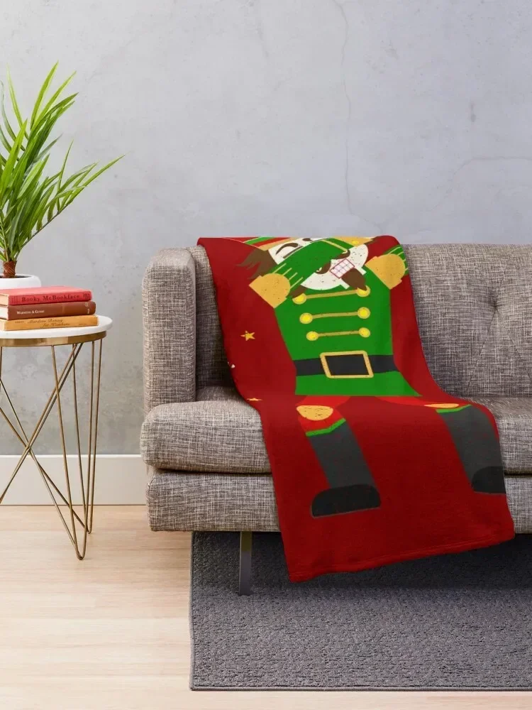 Nutcracker Dabbing Candy Canes Christmas Dab Funny Christmas Holiday Gift Throw Blanket Luxury Throw Soft Big Blankets