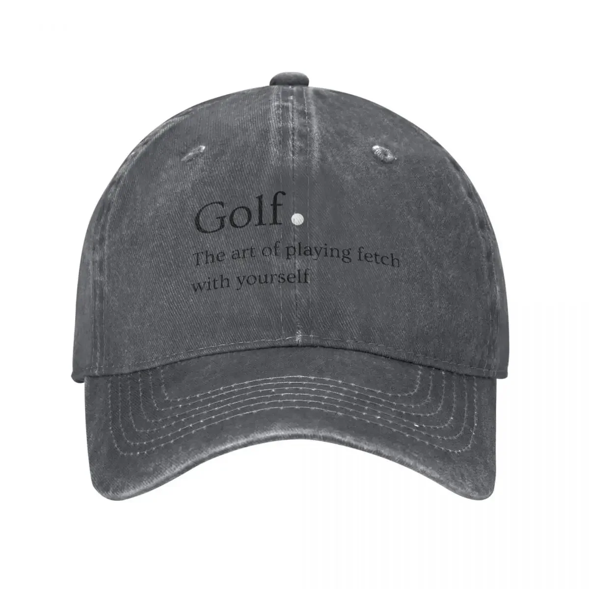 

Golf: The Art Of Playing Fetch With Yourself. Baseball Cap beach hat Beach Icon summer hat Hats Woman Men's