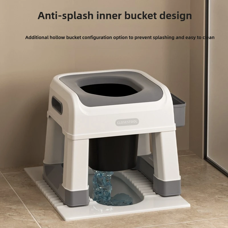  رفع مقعد المرحاض المريح، كرسي صوان محمول لكبار السن، مقعد حمام مبطن ناعم، مساعد على التنقل للحوامل #3