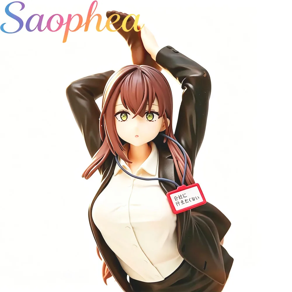 Saophea Office Lady Ver. Ecchi Figure, Sexy Anime Girl Figurine, Waifu Action Figure Collectible Statue