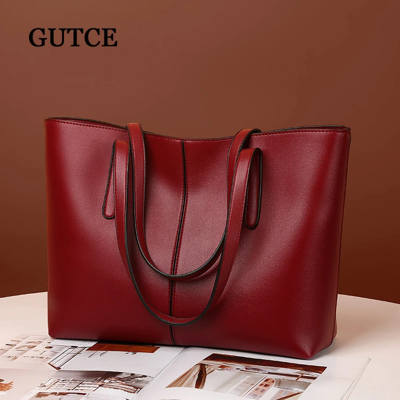 New Large-Capacity High-Quality Fashion Simple Retro Ladies Shoulder Bag Four colours Available Bag Soft Leather Texture Handbag