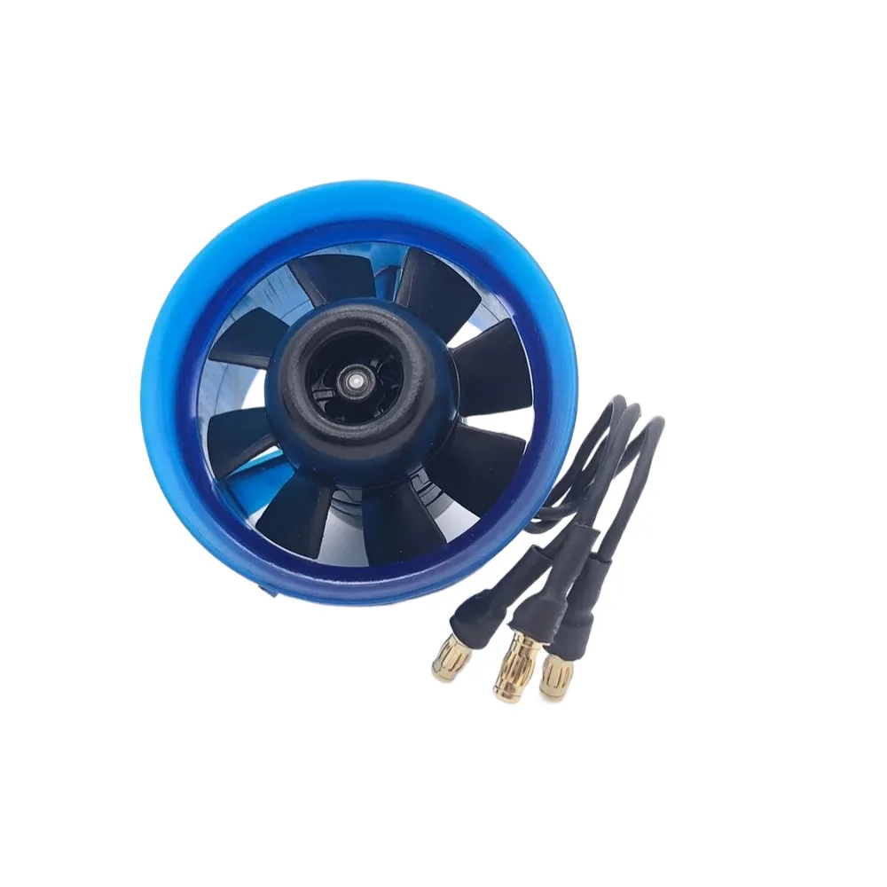 Hobbyocean 40mm 45mm 6500KV 8600KV Brushless Motor 3S/4S EDF 8 Baldes CCW/CW Ducted fan system for RC Airplane Model Jet Plane