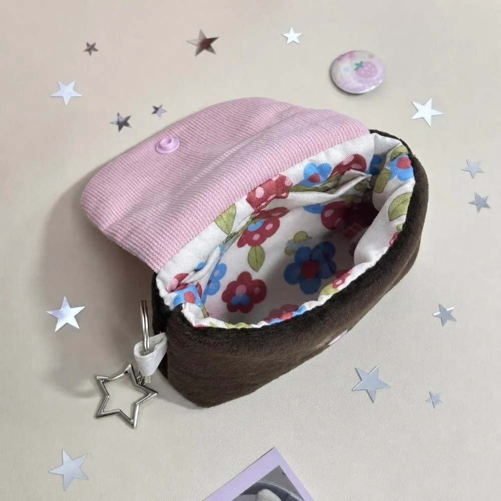 Ins Style Polka Dot Star Print Cosmetic Bag Multi-Purpose Large Capacity Storage Pouch Portable Makeup Bag