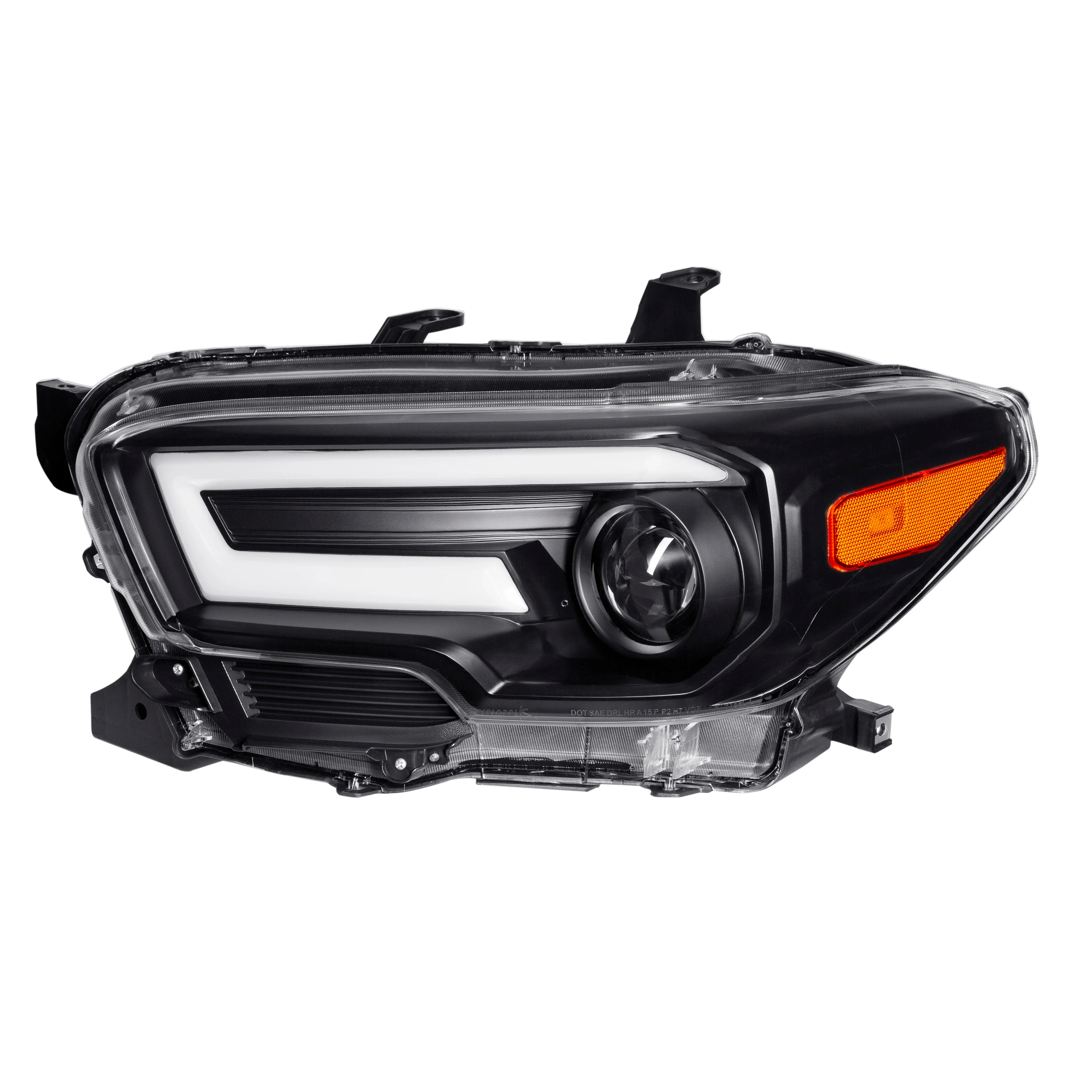 Hot-selling Front light Switchback Sequential LED Bar Projector Headlights FOR 2016-2022 Toyota Tacoma (Black /Clear )