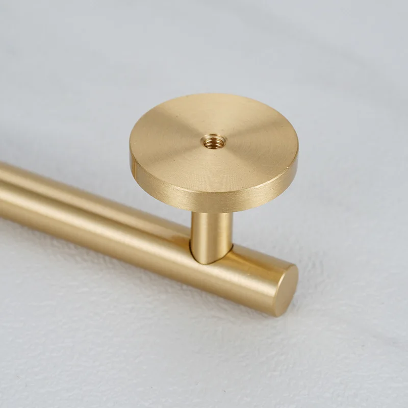 KEDLO moderner minimalistischer Massivmessing-Goldgriff für Küchenschubladen, 500 mm lang. – Detail 5