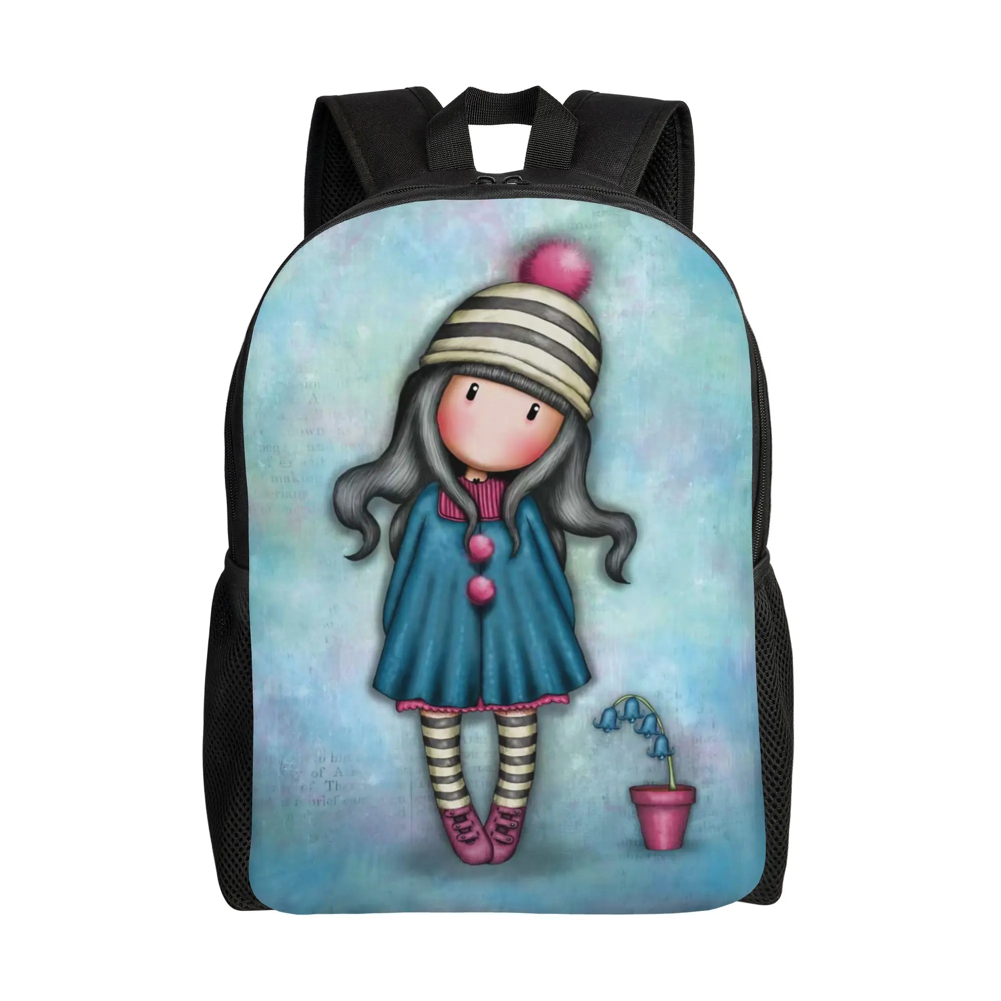 

Рюкзак S-Santoro G-Gorjuss для подростков, прочный студенческий рюкзак для работы и учебы, унисекс, холщовая сумка для колледжа