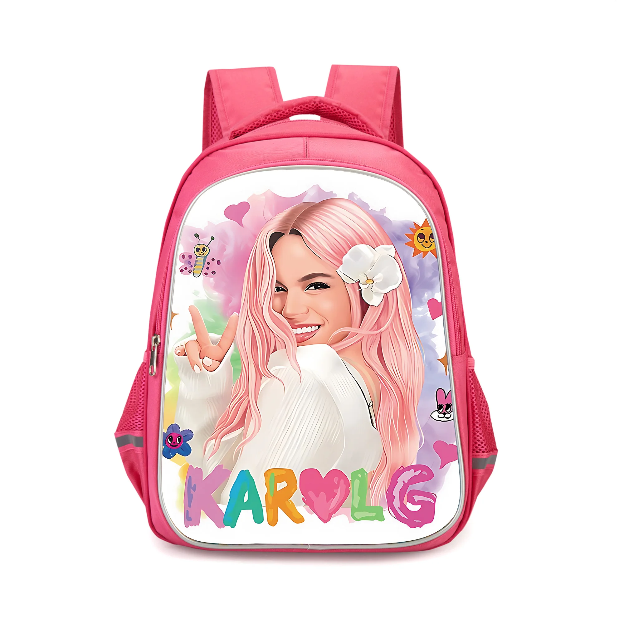 Karol G Manana Sera Bonito Mochila Mochila para Acampamento, Mochilas Duráveis, Presente de Aniversário para Meninas, Estudante Infantil