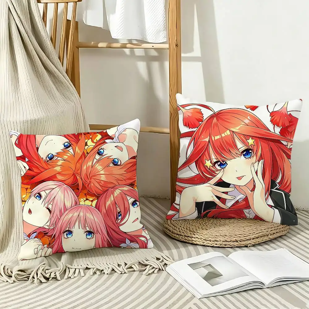 COOL T-The Quintessential Quintuplets   Pillow Case Pattern Printed Pillowcase For Living Room Sofa Cushion Cover