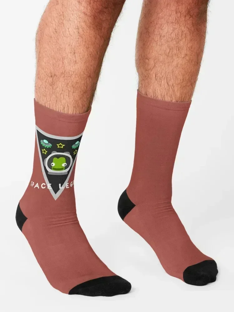 Space Legend، برنامج Kerbal Space، جوارب Space Legend Socks Snow Floral Soccer Socks للرجال والنساء