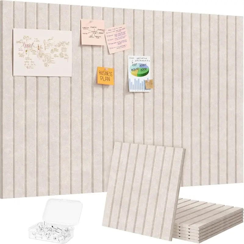B23B Felt Bulletin Board Tiles Felt Wall Panel Wall Memo Message Board