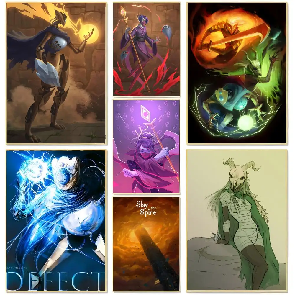 roguelike game card game S-Slay the Spire Poster Living Room Bedroom Decorative Print Unframed Decor
