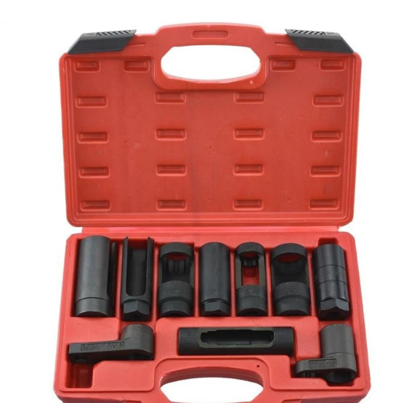 10pcs Oxygen sensor socket kit/O2 sensor quick removal of wrench/High quality CRV sensor installation and removal tool