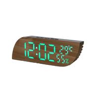 Digital Alarm Clock Room Clock Modern Led Mirrored Alarm Clock with Display Auto Dim Function for Bedroom Office Decor Digital