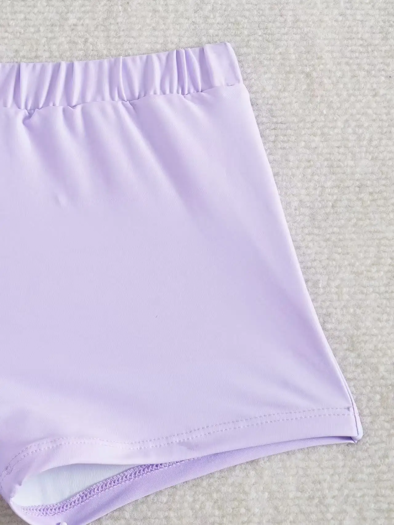 الفتيات 3 حزمة الأرجواني عالية الخصر بيكيني مجموعات الاطفال ملابس السباحة والسراويل 7-12 سنة ملابس سباحة للأطفال 2025 المراهقين طفلة ثوب السباحة