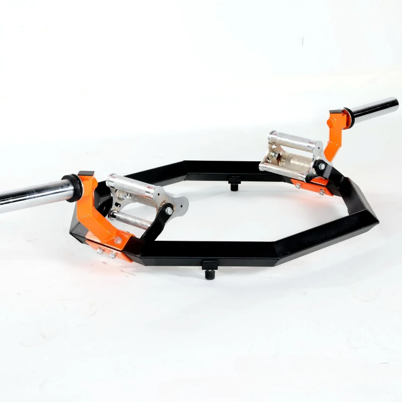Crossmax Sports Equipment Barbell Powerlifting Hex Bar Gym Fitness Weightlifting Hex Trap Bar Deadlift Bar New